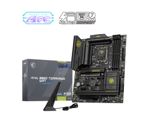 MSI MB MAG B860 TOMAHAWK WIFI, SOCKET LGA1851 CPU, CS INTEL B860, 4 DIMM SOCKETS DDR5, HDMI/DP, PCI-E GEN 5.0, 5G LAN, ATX, 3YW
